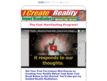 Tablet Screenshot of icreatereality.com